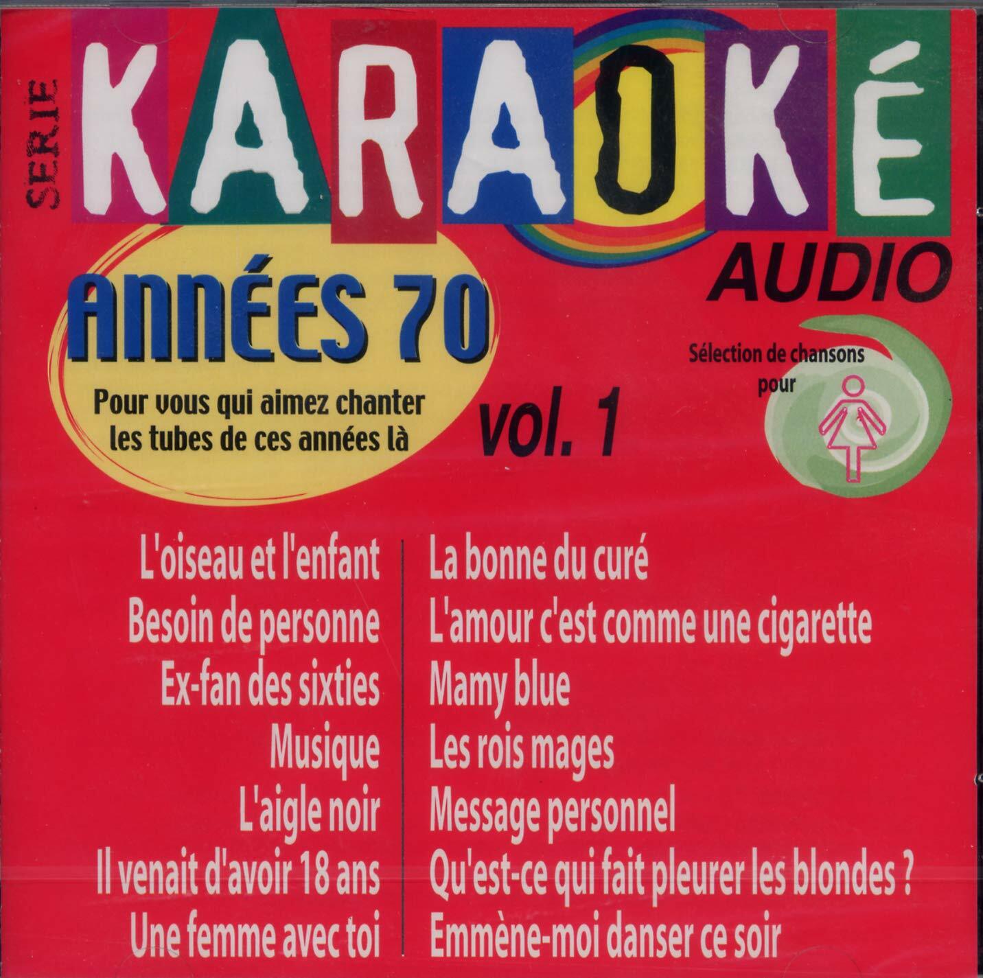 Livrenpoche : Karaoké Années 70 Vol.1 - Artistes Divers - CD