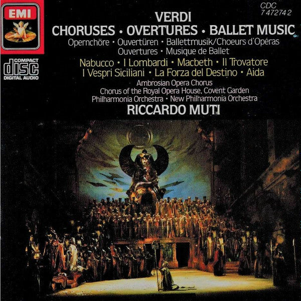 Livrenpoche : Verdi*, Riccardo Muti - Choruses Overtures Ballet Music - Verdi, Riccardo Muti - CD
