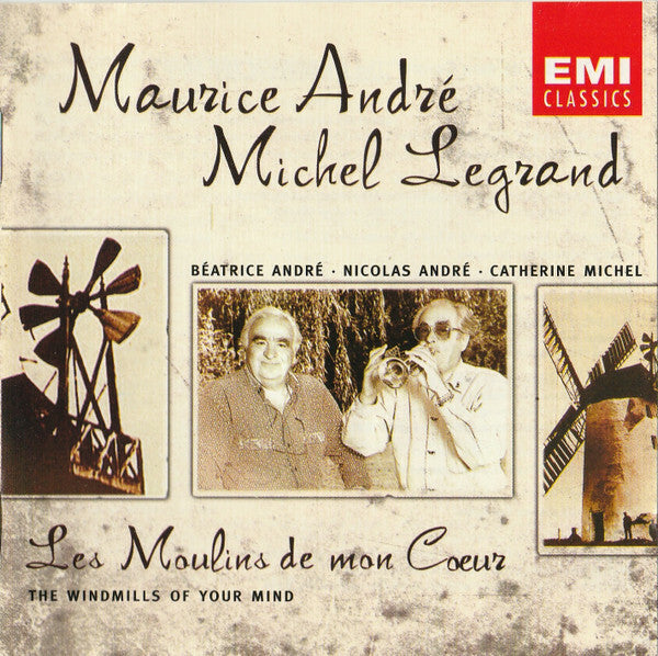 Livrenpoche : Maurice André / Michel Legrand - Les Moulins De Mon Coeur - The Windmills Of Your Mind - Michel Legrand, Maurice André - CD