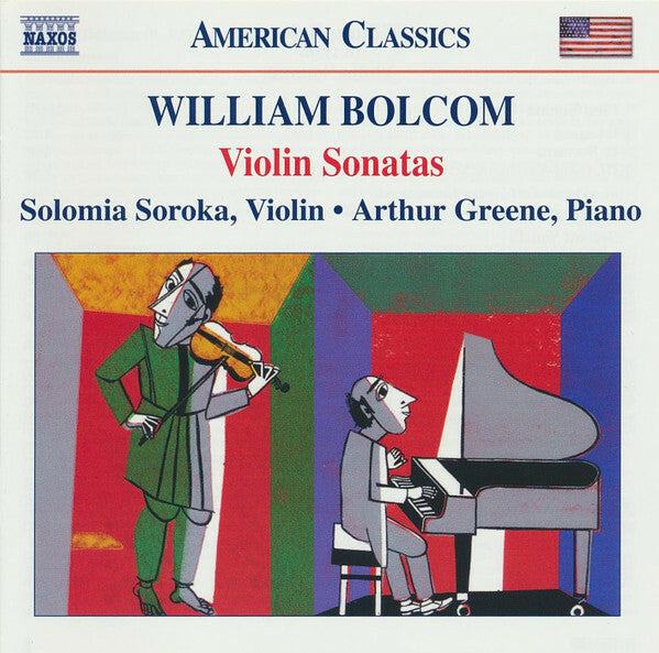 Livrenpoche : William Bolcom; Solomia Soroka; Arthur Greene - Violin sonatas - William Bolcom, Solomia Soroka, Arthur Greene - CD