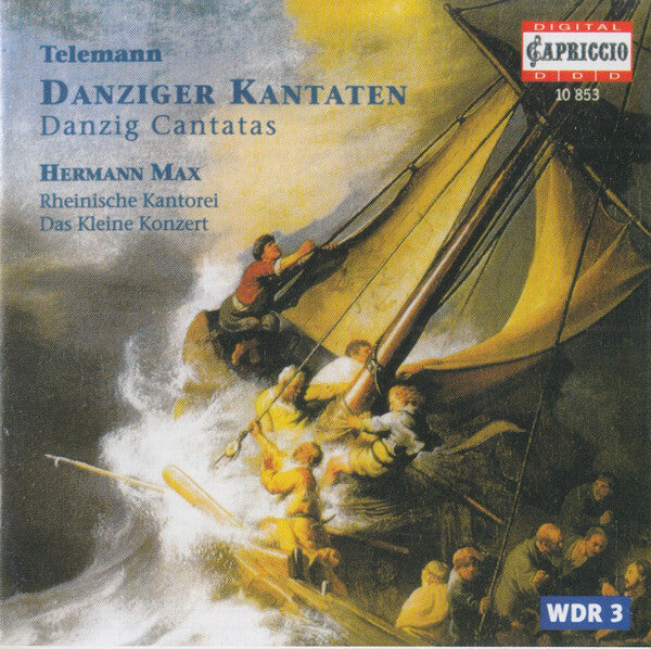 Livrenpoche : Telemann - rheinische kantorei, das kleine konzert, hermann max - danziger kantaten - Telemann - CD
