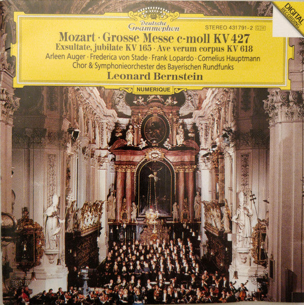 Livrenpoche : Mozart - Leonard Bernstein - Grosse messe c-moll kv 427 · Exsultate, - Mozart - CD
