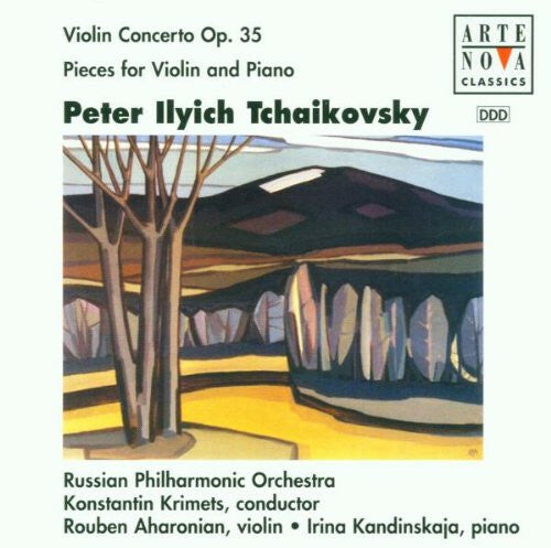 Livrenpoche : Peter ilyich Tchaikovsky , russian philharmonic orchestra, konstantin krimets , rouben aharonian , irina kandinskaja - violin concerto in d, op. 35 / pieces for violin and piano - Peter ilyich Tchaikovsky - CD