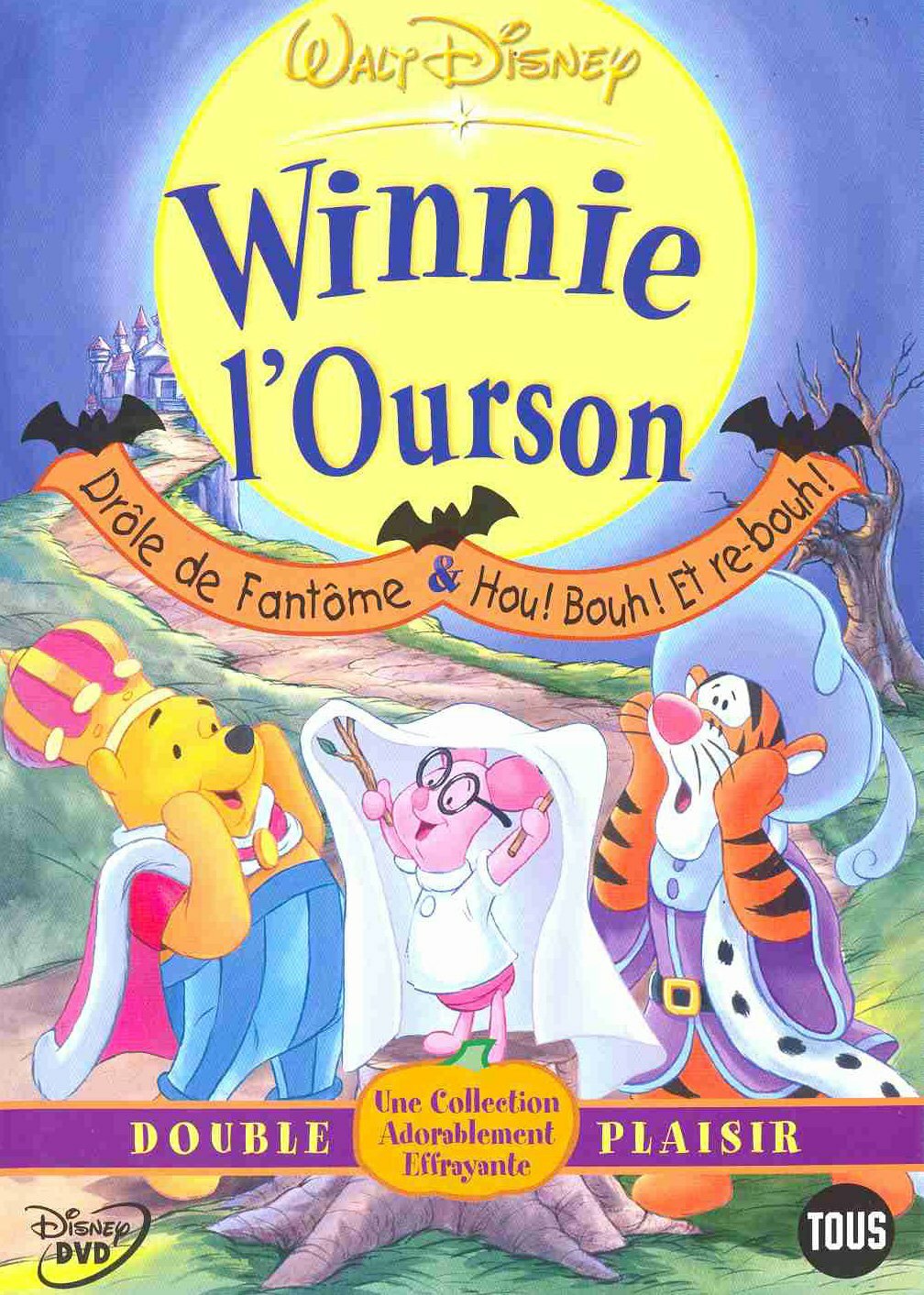 Livrenpoche : Winnie l'ourson : Drôle de fantôme & hou ! Bouh ! Et re-bou - XXX - DVD