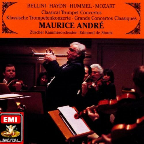 Livrenpoche : Bellini, Haydn, Hummel, Mozart - Maurice andré, zürcher kammerorchester, edmond de stoutz - Classical trumpet concertos = klassische trompetenkonzerte = grands concertos classiques - Bellini, Haydn, Hummel, Mozart - CD