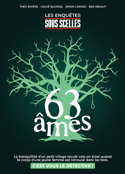 Livrenpoche : Sous-scelles : 63 ames - jeu d'enquête ! -  - jeuSociete
