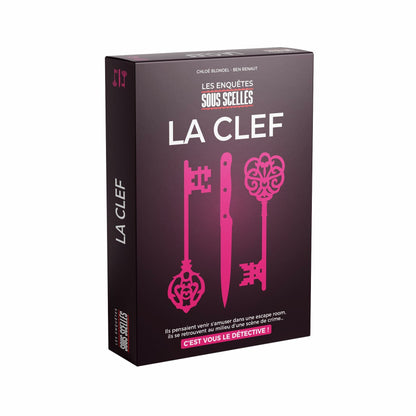 Livrenpoche : Sous-scellés : La clef, jeu d'enquête ! -  - jeuSociete