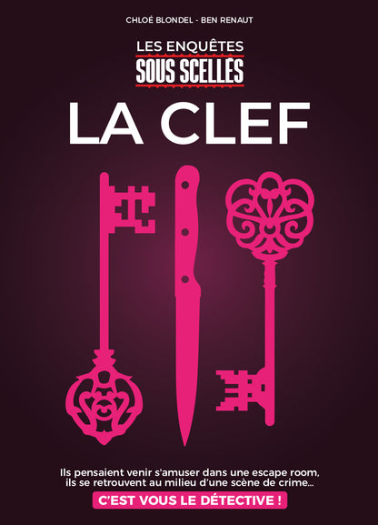 Livrenpoche : Sous-scellés : La clef, jeu d'enquête ! -  - jeuSociete
