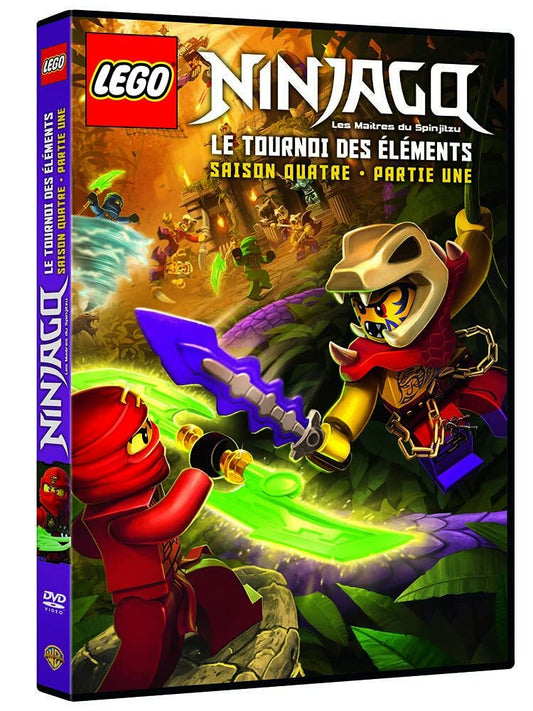 Livrenpoche : Lego ninjago, les maîtres du Spinjitzu saison 4 : Le tournoi des éléments partie 1 - Martin Skov, Trylle Vilstrup, Justin Joseph Murphy, Michael Helmuth Hansen, Peter Hausner - DVD