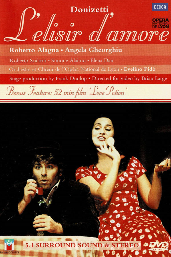 Livrenpoche : Donizetti , Alagna , Gheorghiu - L'elisir d'amore - Donizetti , Alagna , Gheorghiu - DVD