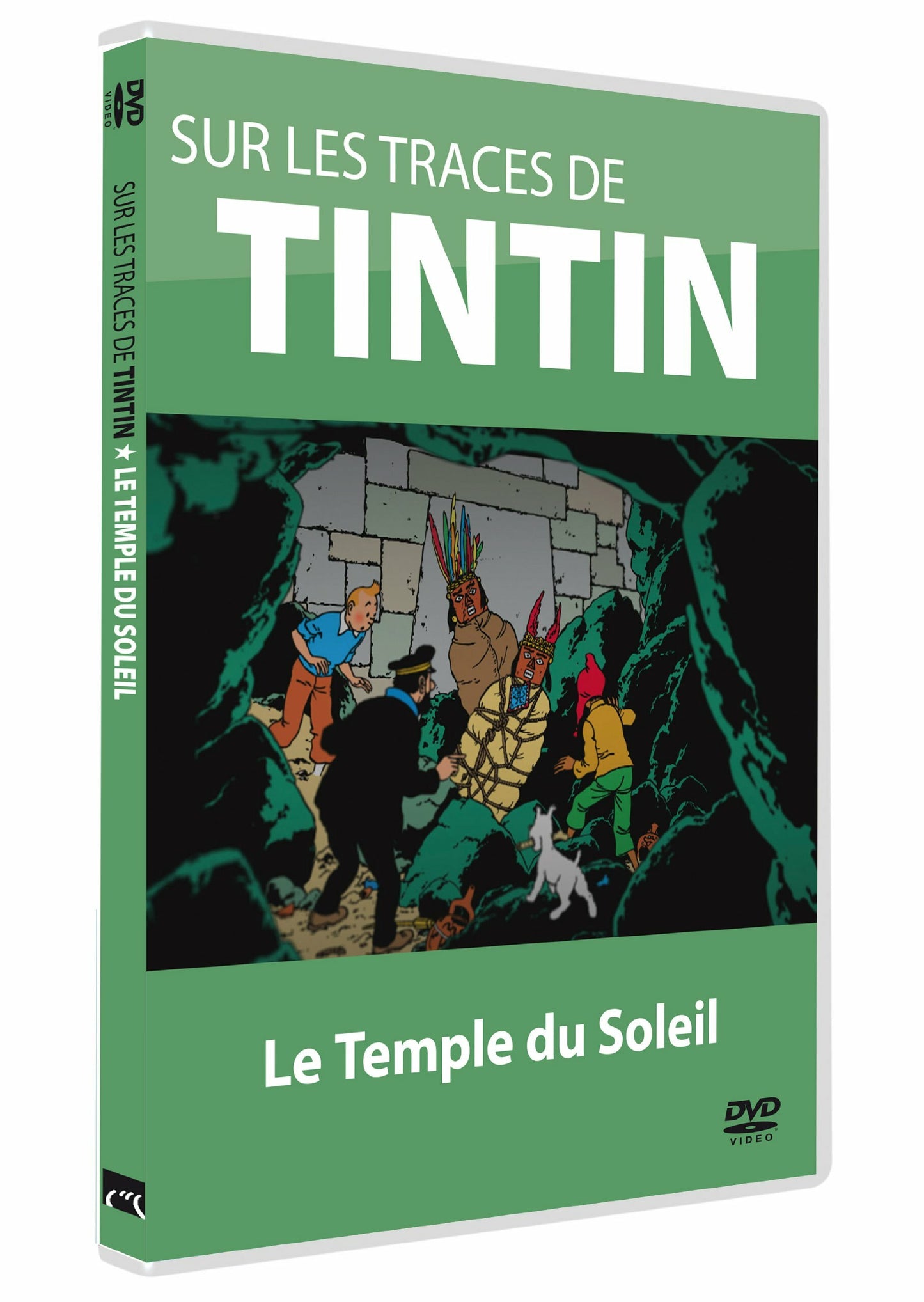 Livrenpoche : Sur Les Traces De Tintin Vol. 4 : Le temple du soleil - Henri De Gerlache - DVD