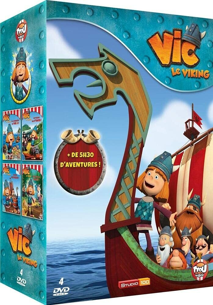 Livrenpoche : Vic Le Viking Vol. 1 à 4 - Eric Cazes - DVD