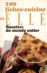 Livrenpoche : 100 fiches cuisines de Elle : recettes du monde entier - Elle - Livre