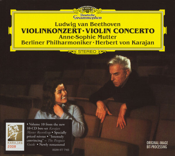 Livrenpoche : Ludwig Van Beethoven - Anne - Sophie mutter, berliner philharmoniker, herbert von karajan - Violinkonzert = violin concerto - Ludwig van Beethoven - CD