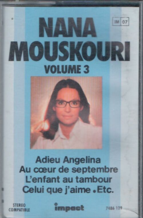 Nana Mouskouri Vol 3 - Nana Mouskouri - Cassette