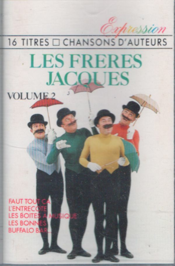 Livrenpoche : Les Frères Jacques Vol 2 - Les Freres Jacques - Cassette