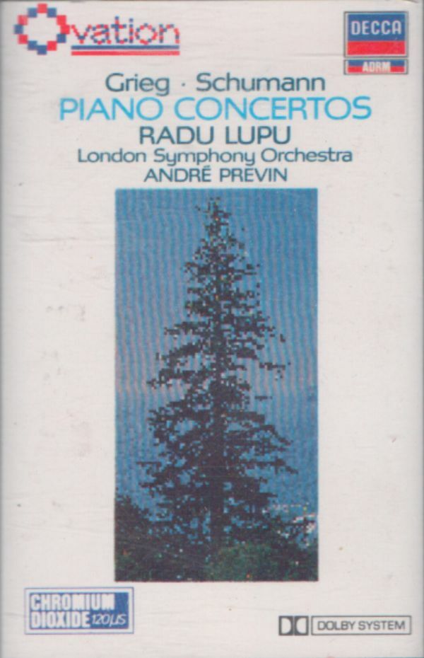 Livrenpoche : Grieg, Schumann, Radu Lupu - Concertos piano - GRIEG, Schumann, Radu Lupu - Cassette