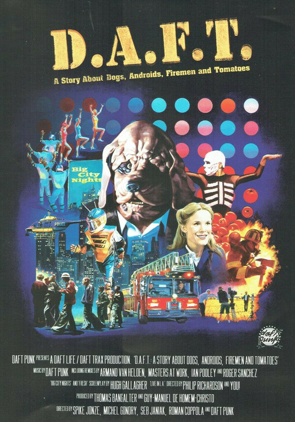Livrenpoche : Daft Punk - D.A.F.T. : A story about dogs, androids, firemen and tomatoes - Daft Punk - DVD