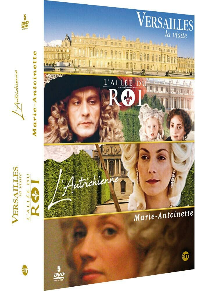 Livrenpoche : Versailles - Coffret : La visite + l'allée du roi / L'autrichienne / Marie-Antoinette - Pierre Granier-Deferre, Nina Companéez, David Grubin, Gérard Corbiau - DVD