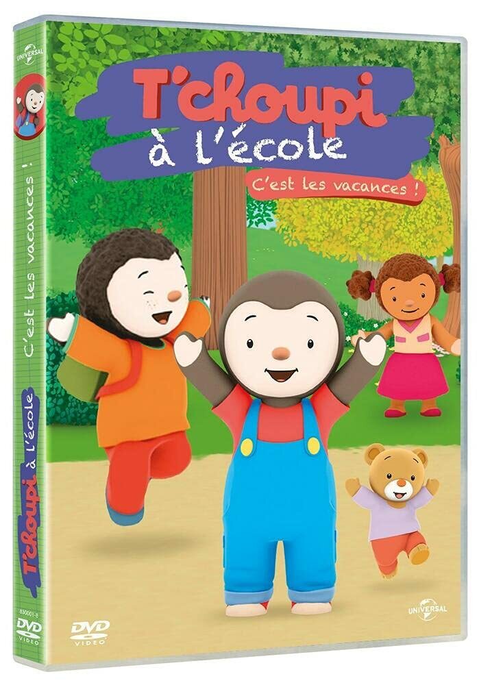 Livrenpoche : T'Choupi à l'école : C'est les vacances - Lionel Kerjean - DVD