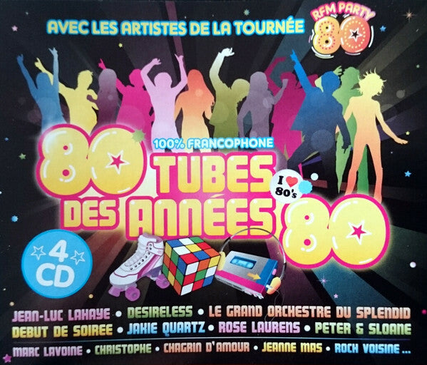 Livrenpoche : 80 tubes des années 80 100% francophone - Collectif - CD