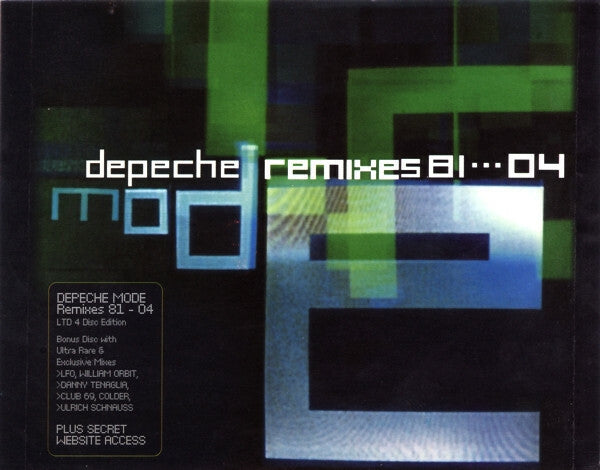 Livrenpoche : Depeche Mode - Remixes 81, 04 - Depeche Mode - CD