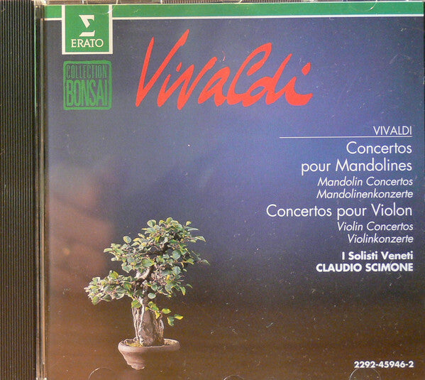 Livrenpoche : Vivaldi, Claudio Scimone, I Solisti Veneti - Concertos pour mandolines, concertos pour violon - Vivaldi, I Solisti Veneti, Claudio Scimone - CD