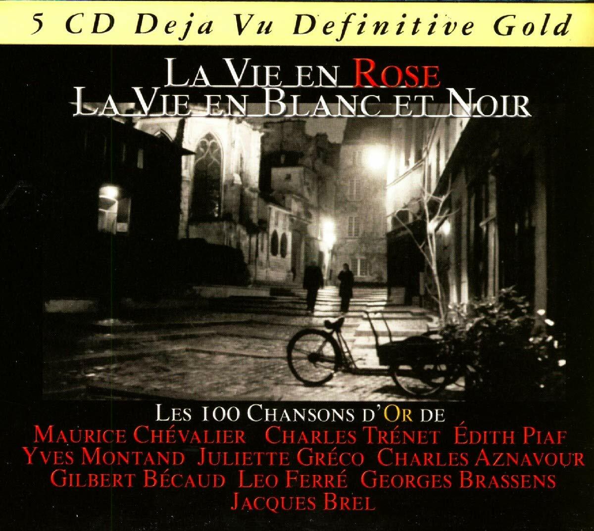 Livrenpoche : La vie en rose. La vie en blanc et noir. Les 100 chansons d'or de... - Collectif - CD