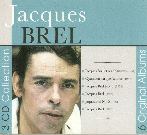 Livrenpoche : Jacques Brel - 6 original albums (3 CD) - Jacques Brel - CD