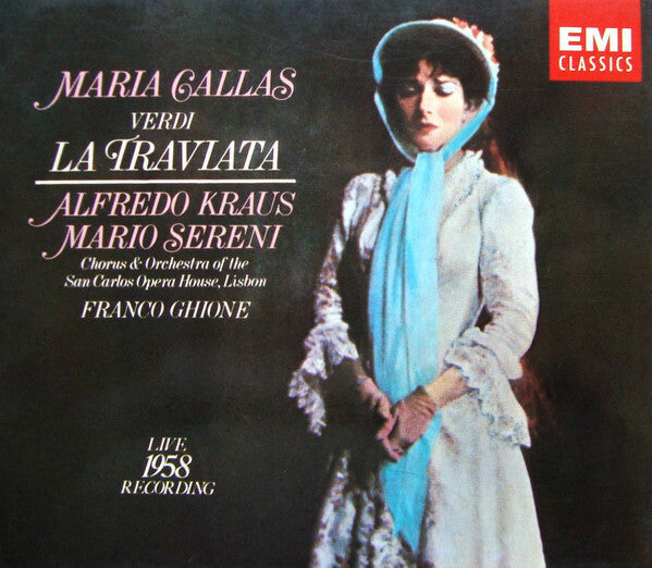 Livrenpoche : Verdi - Maria callas - Alfredo kraus, mario sereni, chorus & orchestra of the san carlos opera house, lisbon, franco ghione - La traviata - Verdi - CD