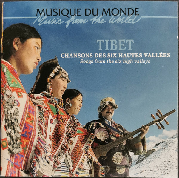 Livrenpoche : Sherap Dorjee & Shang Shung Da Yang - Tibet : Chansons des six hautes vallées = songs from the six high valleys - Sherap Dorjee & Shang Shung Da Yang - CD