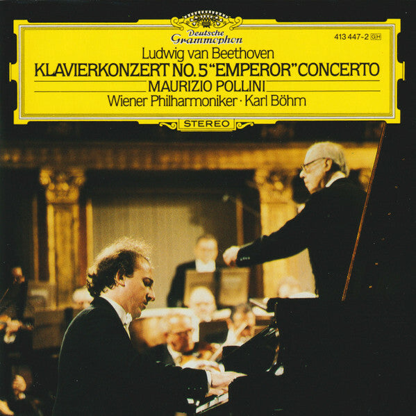 Livrenpoche : Ludwig Van Beethoven, Maurizio Pollini, Wiener Philharmoniker, Karl Böhm - Klavierkonzert no.5 emperor concerto - Maurizio Pollini, Ludwig van Beethoven, Wiener Philharmoniker, Karl Böhm - CD