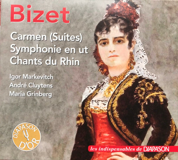 Livrenpoche : Georges Bizet, Igor Markevitch, André Cluytens, Maria Grinberg - Carmen . Symphonie en ut. Chants du rhin. - Georges Bizet, André Cluytens, Igor Markevitch, Maria Grinberg - CD