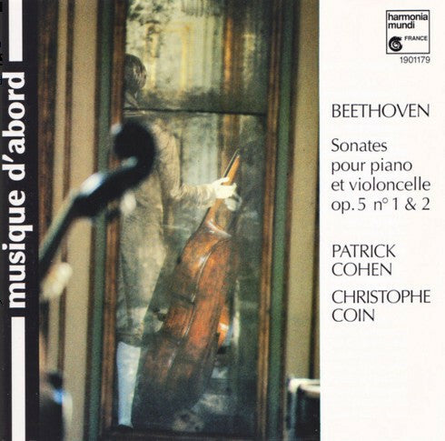 Livrenpoche : Beethoven, Christophe Coin, Patrick Cohen - Sonates pour piano et vioncelle op. 5 no.1 & no.2 - Beethoven, Christophe Coin, Patrick Cohen - CD