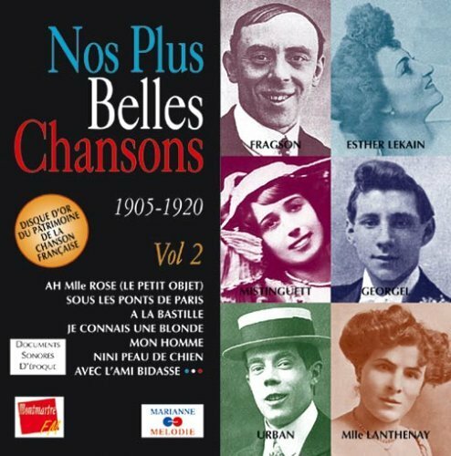 Livrenpoche : Nos Plus Belles Chansons Vol 2 : 1905-1920 - Collectif - CD
