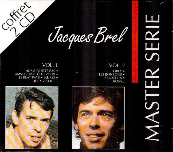 Livrenpoche : Jacques Brel - Master serie vol. 1, vol. 2 (coffret 2 CD) - Jacques Brel - CD