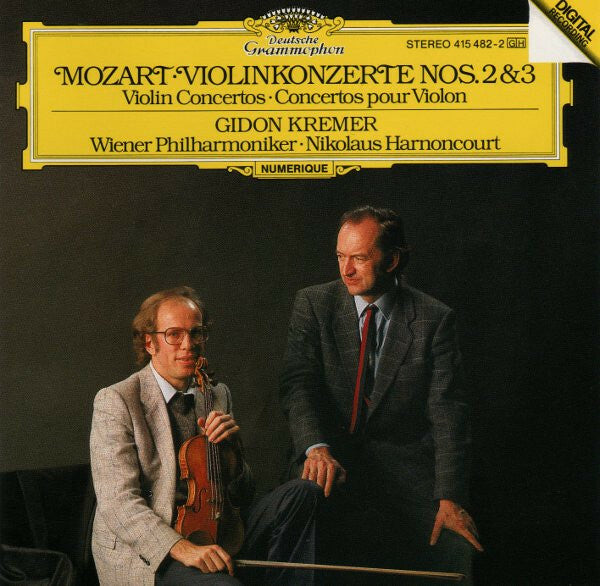 Livrenpoche : Mozart Gidon Kremer Wiener Philharmoniker Nikolaus Harnoncourt - Violinkonzerte nos. 2 & 3 - Mozart Gidon Kremer Wiener Philharmoniker Nikolaus Harnoncourt - CD