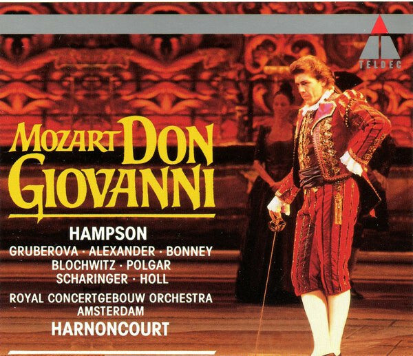 Livrenpoche : Mozart - Hampson, gruberova, alexander, bonney, blochwitz, polgár, scharinger, holl, royal concertgebouw orchestra amsterdam, harnoncourt - Don giovanni - Mozart - CD