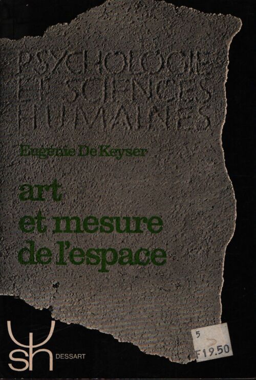 Art et mesure de l'espace - Eugénie De Keyser - Livre