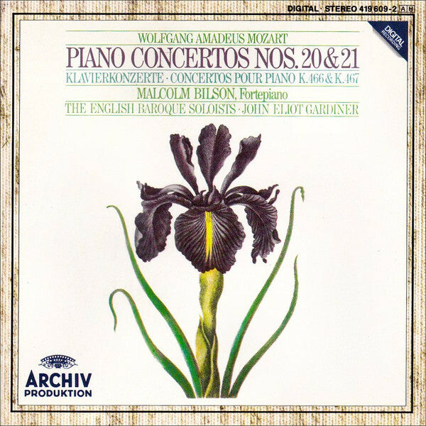 Livrenpoche : Wolfgang Amadeus Mozart - Malcolm bilson the english baroque soloists john eliot gardiner - Piano concertos nos. 20 & 21 - Wolfgang Amadeus Mozart - CD