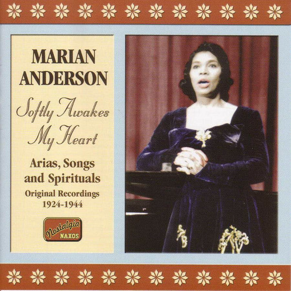 Livrenpoche : Marian Anderson - Softly awakes my heart arias, songs and spirituals original recordings 1924 - 1944 - Marian Anderson - CD