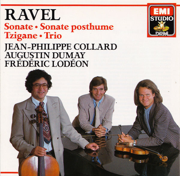 Livrenpoche : Ravel - Jean-Philippe Collard, augustin dumay, frédéric lodéon - Sonate, sonate posthume, tzigane, trio - Ravel - CD