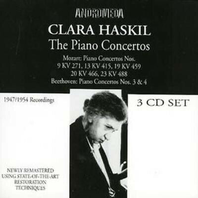 Livrenpoche : Clara Haskil, Wolfgang Amadeus Mozart, Ludwig Van Beethoven - The piano concertos - Ludwig van Beethoven, Wolfgang Amadeus Mozart, Clara Haskil - CD