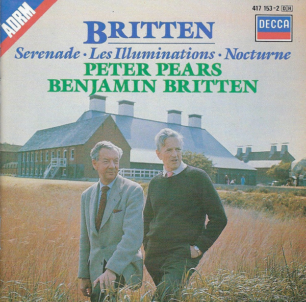 Livrenpoche : Benjamin Britten, Peter Pears - Serenade - Les illuminations - Nocturne - Benjamin Britten, Peter Pears - CD