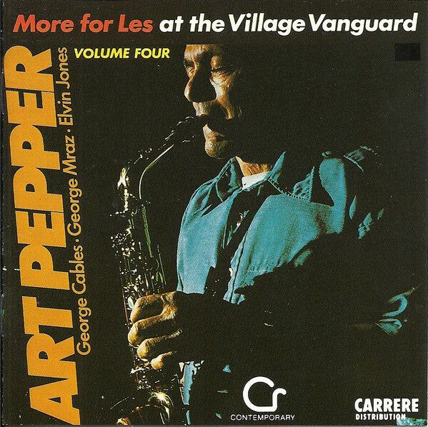 Livrenpoche : Art Pepper - More for les - At the village vanguard, volume iv - Art Pepper - CD