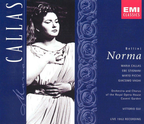 Livrenpoche : Bellini - Maria callas, ebe stignani, mirto picchi, giacomo vaghi, orchestra and chorus of the royal opera house covent garden, vittorio gui - Norma - Bellini - CD