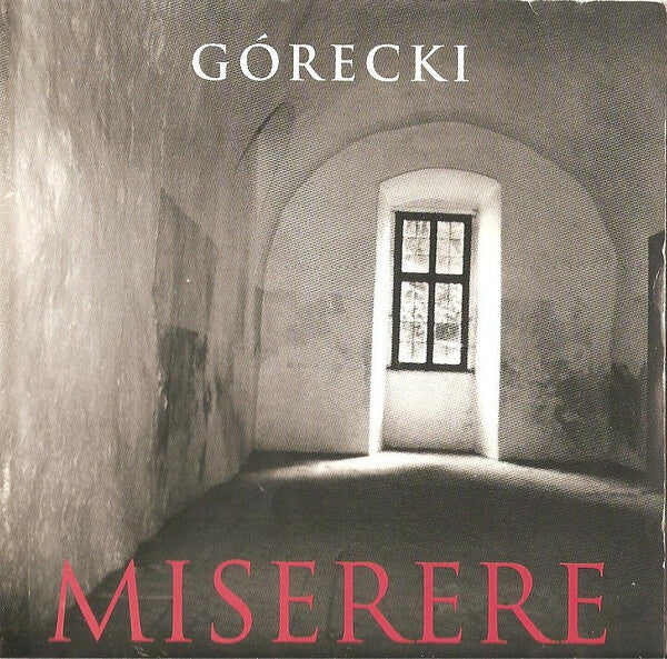 Livrenpoche : Górecki - Miserere - Górecki - CD