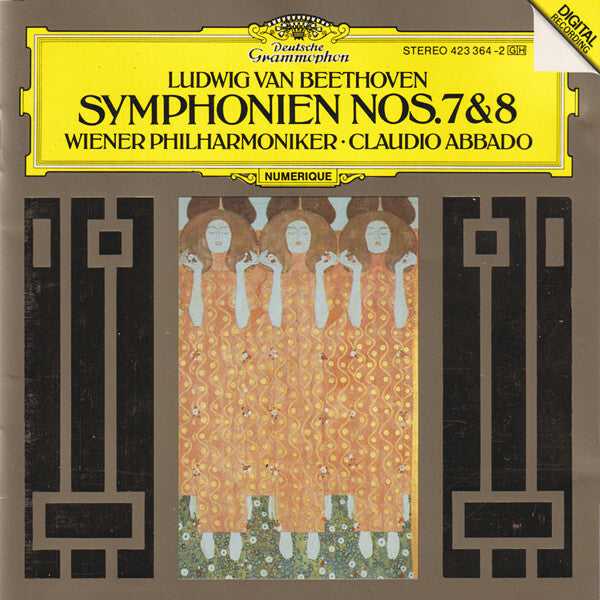 Livrenpoche : Ludwig Van Beethoven, Wiener Philharmoniker, Claudio Abbado - Symphonien nos. 7 & 8 - Ludwig van Beethoven, Wiener Philharmoniker, Claudio Abbado - CD