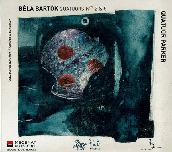 Livrenpoche : Béla Bartók, Quatuor Parker - Quatuors nos 2 & 5 - Béla Bartók, Quatuor Parker - CD