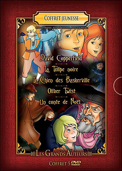 Livrenpoche : Coffret Jeunesse - Les grands auteurs : David copperfield la tulipe noire le chien des baskerville oliver twist - XXX - DVD